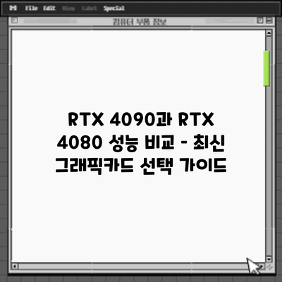 RTX 4090과 RTX 4080 성능 비교 – 최신 그래픽카드 선택 가이드