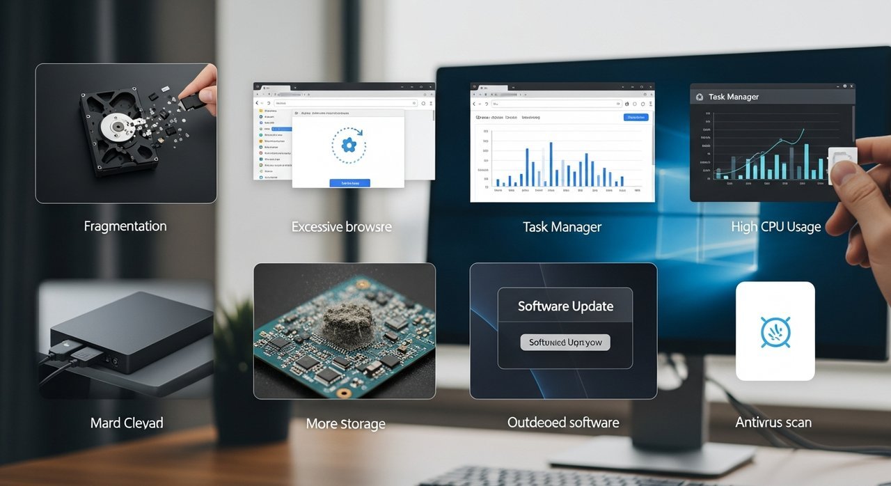 느려진 PC? 컴퓨터 성능이 나쁜 건지 확인하는 방법 7가지
