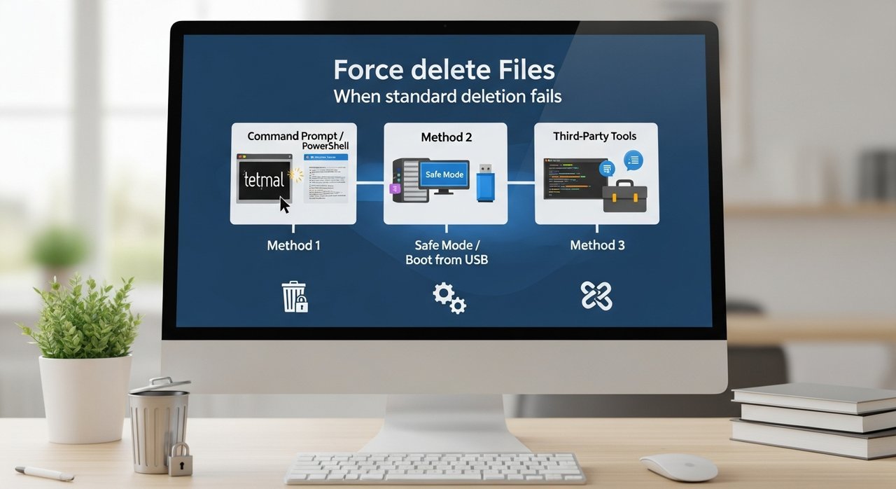 윈도우 파일 삭제가 안 될 때 강제 삭제 방법 3가지 비법
