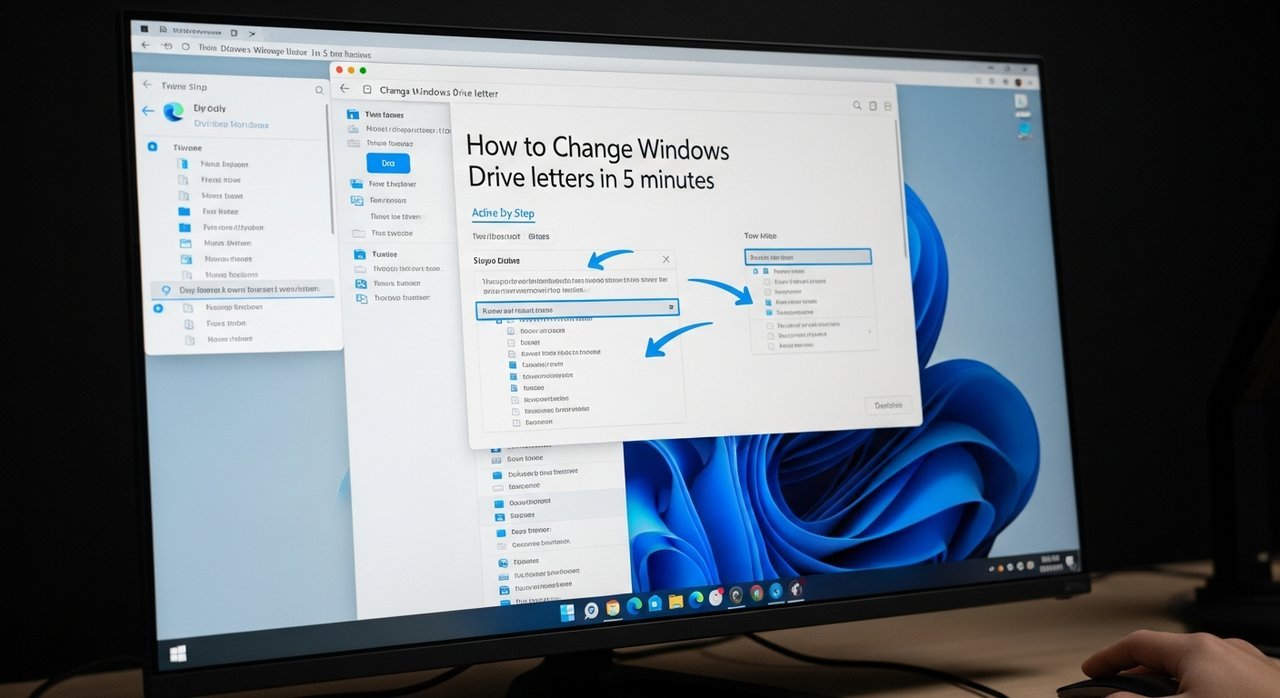 윈도우 드라이브 문자 변경하는 방법 5분 만에 끝내는 비법